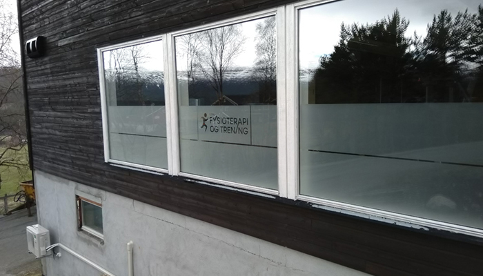 Frostet dekor Lora Fysioterapi